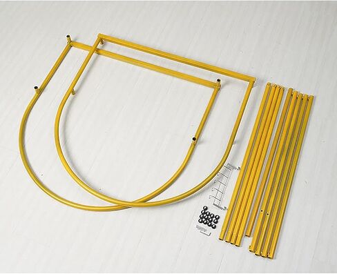 Dressing Room Portable Temporary Mobile Dressing Room Clothing Store Fitting Room Privacy Screen Partition 37.4x39.3x78.7in U-Dressing Room Fitting Room in Kuwait