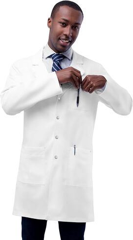 Adar Universal Stretch Unisex Lab Coat - 36" Snap Front Lab Coat in Saudi Arabia