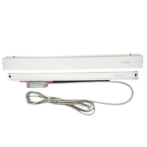1μm Linear DRO Glass Scale, TTL 5VDC 870mm-1020mm Grating Ruler Sensor Displacement, for Milling Lathe Machine, 1pc(220mm Travel) in Saudi Arabia