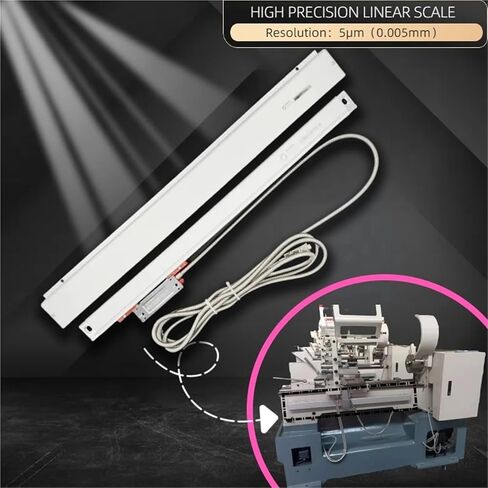 Optical Grating Ruler Sensor, 5um Linear Scale, for Turning Lathe Milling DRO Display KA300 TTL 70mm~420mm, 1pc(KA300-5um-70mm) in Saudi Arabia