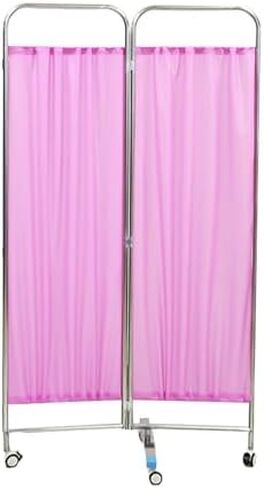 Portable Privacy Screen with Silent Casters for Office & Hospital - Mobile Divider, Adjustable Privacy Partition, Lightweight & Easy to Move(Color 1-5-panel) in Saudi Arabia