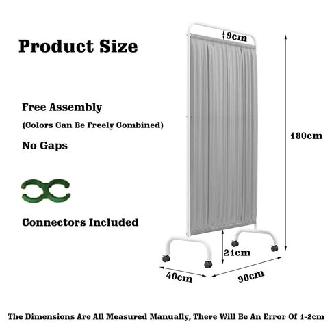 Foldable Privacy Screen,Floor Standing Room Divider,Freestanding Vertical Door Partition,Privacy Protection,Foldable Into L/C/V/W Shape(Color 4,5-Panel) in Saudi Arabia