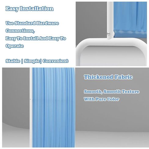 Foldable Privacy Screen,Floor Standing Room Divider,Freestanding Vertical Door Partition,Privacy Protection,Foldable Into L/C/V/W Shape(Color 4,5-Panel) in Saudi Arabia