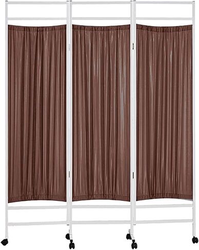 Folding Privacy Screen - 3/4/5/6 Panel Room Divider on Wheels for Salon, Clinic, Hospital & Ward - Sturdy Metal Partition for Enhanced Privacy & Space Management in Saudi Arabia