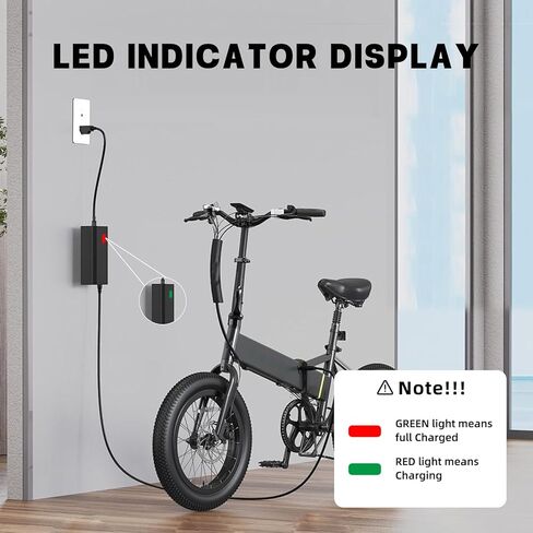 54.6V 2A Lithium Battery Charger with 7-in-1 Connector for 48V Li-ion Battery Packs, 48V Power Adapter with Smart Charging and Automatic Shut-Off Upon Full Charge in Saudi Arabia