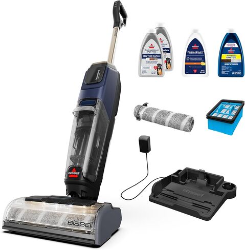 Bissell CrossWave HydroScrub Cordless Wet Dry Vacuum Mop, Floor Cleaner with Edge Cleaning & Headlights, 45-Minute Runtime, Multi-Surface, Hard Floor Sanitize, & Clean Out Formula Included, 4275E in Saudi Arabia