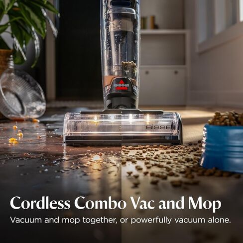 Bissell CrossWave HydroScrub Cordless Wet Dry Vacuum Mop, Floor Cleaner with Edge Cleaning & Headlights, 45-Minute Runtime, Multi-Surface, Hard Floor Sanitize, & Clean Out Formula Included, 4275E in Saudi Arabia