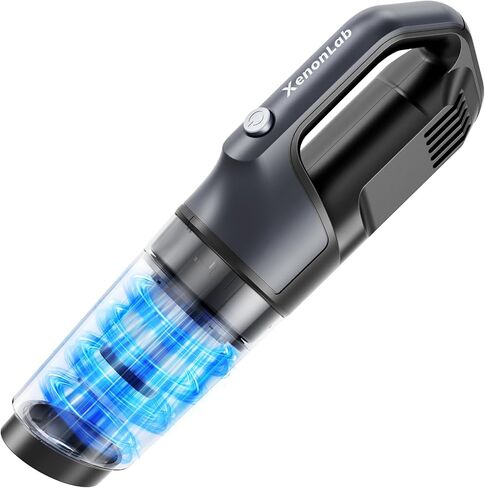 4-in-1 Cordless Handheld Vacuum, Lightweight 10000Pa Suction with HEPA Filter for Pet Hair, Car Interior & Sofa –Gray in Saudi Arabia
