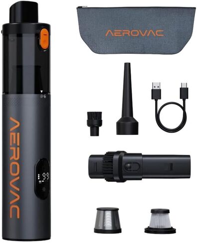 V-15 PRO Handheld Vacuum Cleaner, 2-in-1 Vacuum and Air Blower, Cordless, HEPA Filter, Car Interior Clean in Saudi Arabia