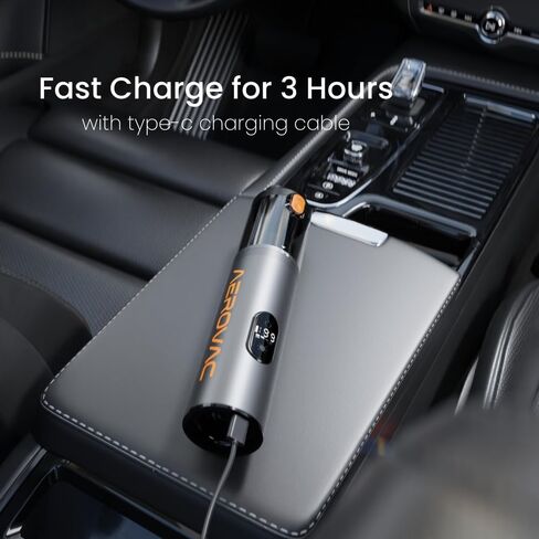 V-15 PRO Handheld Vacuum Cleaner, 2-in-1 Vacuum and Air Blower, Cordless, HEPA Filter, Car Interior Clean in Saudi Arabia