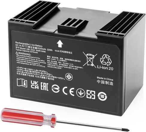 ABL-D2A ABL-D2 Roomba Battery Compatible with iRobot Roomba j7 j7+ j8+ i8 i8+ i8 i3 i3+ i4 i4+ i4 Plus i6 i7+ i7 j7150 j7550 i8550 i4150 e5 e6 e5150 e5152 e6198, Combo i5 i5+ j5 j5+ j9 j9+ 14.4V 32Wh in Saudi Arabia