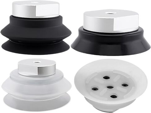 ZPT32/40/50/63/80/100/125H/HB-10 Industrial Heavy-Duty Vacuum Suction Cup 5Pcs(ZPT80HB-B10,White) in Saudi Arabia