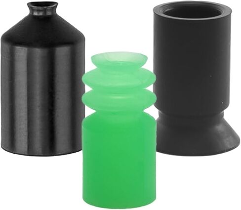 Vacuum Sucker BT-3/4/5/7/9/10/15/16 Mini Silicone Single Layer Pneumatic Suction Cups 5Pcs ﻿(BT-5(5Pcs) Green,White) in Saudi Arabia