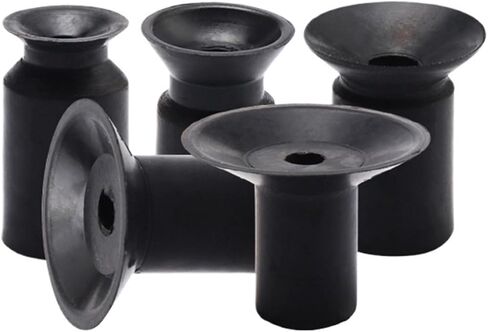 Vacuum Sucker BT-3/4/5/7/9/10/15/16 Mini Silicone Single Layer Pneumatic Suction Cups 5Pcs ﻿(BT-5(5Pcs) Green,White) in Saudi Arabia
