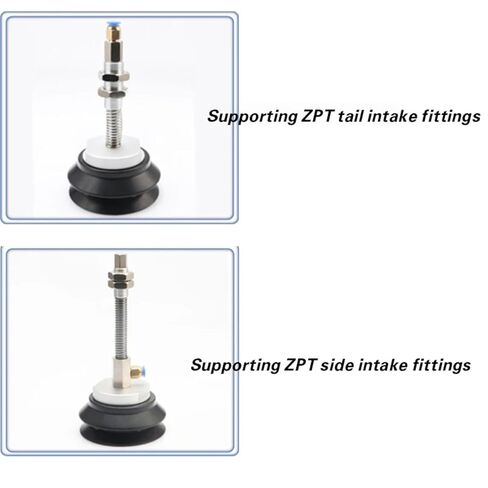 1pcs Vacuum Suction Cup Industrial ZPT-HB40/50/63/80/100/125 Double-Layer Silicone Heavy-Duty Pneumatic(ZP125HBN) in Saudi Arabia