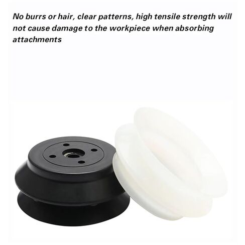 1pcs Vacuum Suction Cup Industrial ZPT-HB40/50/63/80/100/125 Double-Layer Silicone Heavy-Duty Pneumatic(ZP125HBN) in Saudi Arabia