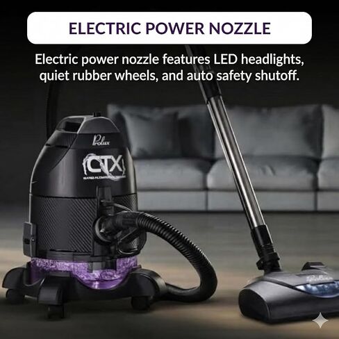 Prolux CTX Water Filtration Vacuum with Carpet Shampooer & Tile Scrubber The Ultimate All-in-One Deep Cleaning Machine in Saudi Arabia