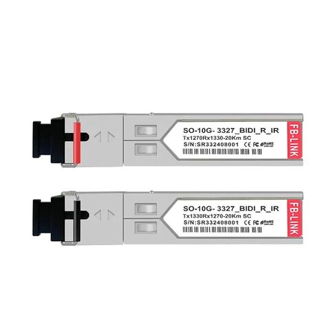 10G 10KM 20KM SFP+ Single SC Fiber Optic Transceiver Module 1270nm/1330nm DOM Compatible with Switch(1Pair 20km) in Saudi Arabia
