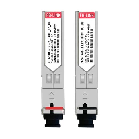 10G 10KM 20KM SFP+ Single SC Fiber Optic Transceiver Module 1270nm/1330nm DOM Compatible with Switch(1Pair 20km) in Saudi Arabia