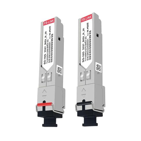 10G 10KM 20KM SFP+ Single SC Fiber Optic Transceiver Module 1270nm/1330nm DOM Compatible with Switch(1Pair 20km) in Saudi Arabia