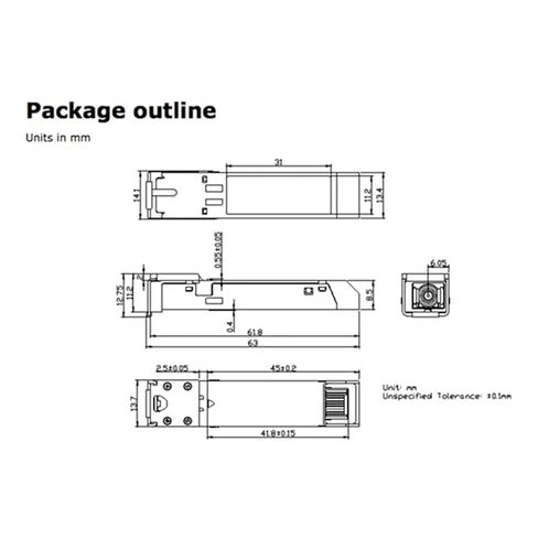 MGBBX1D 1000BASE-BX SFP TX1490nm/RX1310nm 20km DDM وحدة الإرسال والاستقبال SFP in Saudi Arabia