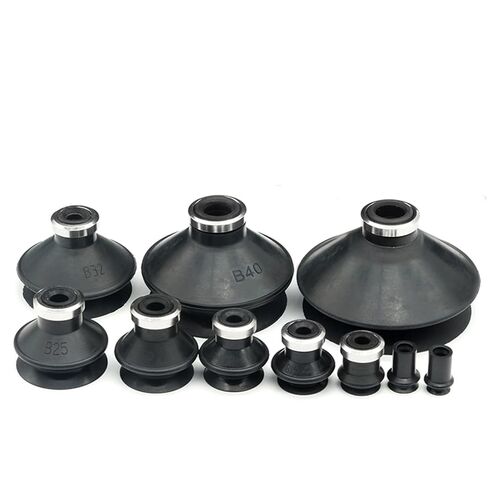 Mini Double Layer Vacuum Sucker ZP-06/08/10/13/16/20/25/32/40/50BN Industry Suction Cup with Ring 5Pcs(ZP08BN-SE) in Saudi Arabia