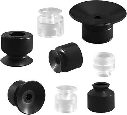 PFG-5/6/8/10/15A PFG-15/20/25/30/35/40/50 Pneumatic Silicone Vacuum Sucker Suction Cup 5Pcs(PFG-15,White) in Saudi Arabia