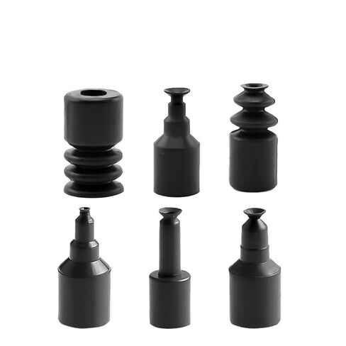 ZPL-2A/2B/3/4A/4B M4 M5 M6 Mini Metal Air Silicone Black Soft Vacuum Suction Cup Sucker 5Pcs(ZPL-2A(5Pcs)) in Saudi Arabia