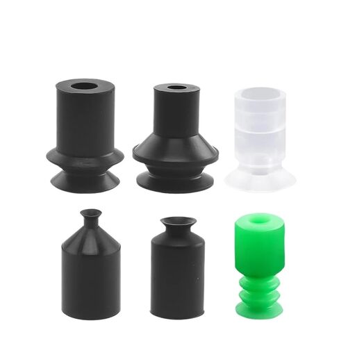 ZPL-2A/2B/3/4A/4B M4 M5 M6 Mini Metal Air Silicone Black Soft Vacuum Suction Cup Sucker 5Pcs(ZPL-2A(5Pcs)) in Saudi Arabia
