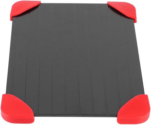 Quick Defrost Tray, Plate Board for Defrosting Meat Food, with Non Stick Surface and Round Corner Protection, for Kitchen BBQ Cooking Outdoor Use in Saudi Arabia