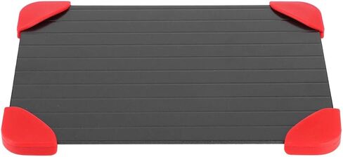 Quick Defrost Tray, Plate Board for Defrosting Meat Food, with Non Stick Surface and Round Corner Protection, for Kitchen BBQ Cooking Outdoor Use in Saudi Arabia