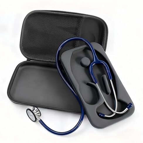 حافظة سماعة الطبيب لرصد 3M Littmann Classic III، حافظة سماعة الطبيب الصلبة للسفر لسماعة الطبيب، للممرضات والأطباء وطلاب الطب (جراب فقط) in Saudi Arabia