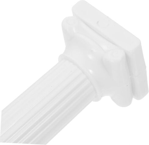UPKOCH 8 Pcs Cake Support Rods 6.7 Inch Roman Column Plastic Pillars with Square Base Tiered Cake Stands for Wedding Birthday Party Decoration in Saudi Arabia