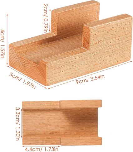 Homoyoyo 2Pcs Wooden Sushi Holder U-Shaped Japanese Hand Roll Stand for Home Restaurant Party Serving in Saudi Arabia