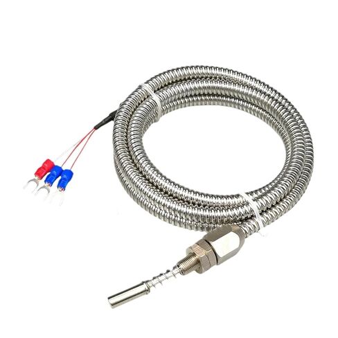 مستشعر درجة الحرارة PT100 مسبار RTD لمحامل المحرك (M10-1mm-5m) in Kuwait