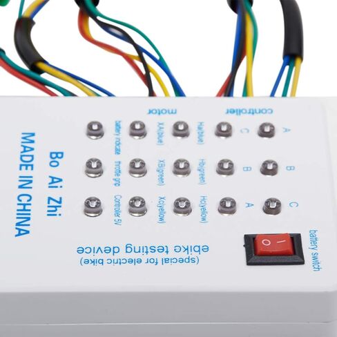 جهاز اختبار الدراجة الإلكترونية، جهاز اختبار وحدة التحكم بدون فرشاة لسكوتر السيارة الكهربائية، 24 فولت - 72 فولت، محرك 5 في 1/ملف/تسلسل الطور/زاوية الطور/قاعة T-Ester، بطارية 9 فولت متضمنة، -20 درجة مئوية إلى 50 درجة مئوية in Kuwait