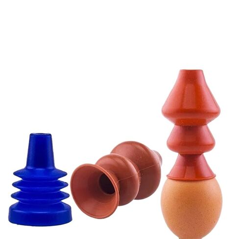 10Pcs Sucker Pneumatic Vacuum Suction Cup for Injection Molding Machine Manipulator Parts(Red) in Saudi Arabia