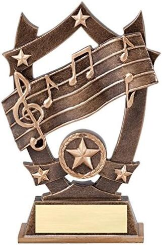 جوائز Decade Awards Music 3D Gold Sport Stars Trophy - جائزة Star Marching Band - بطول 6.25 بوصة - قم بالتخصيص الآن in Saudi Arabia