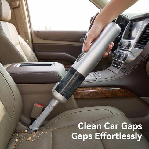 AUTOPALS Cordless Car Portable Vacuum Cleaner, 4 in 1 Suck, Blow, Inflate, Vacuum, 18000-20000Pa High Power, Type-C Charging, Battery Level Display, Multi-Nozzles for Car, Home & Pet Hair, Office in Saudi Arabia