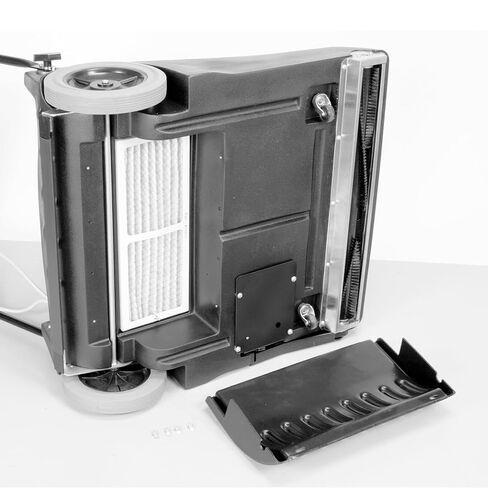 مكنسة كهربائية للسجاد لمنطقة واسعة من Powr-Flite، مكنسة كهربائية تجارية PF2030-30 بوصة، محرك مزدوج 224 CFM، سلك 75 قدم، ترشيح 4 مراحل - هادئ 70 ديسيبل للفنادق والمطارات ومراكز المؤتمرات in Kuwait