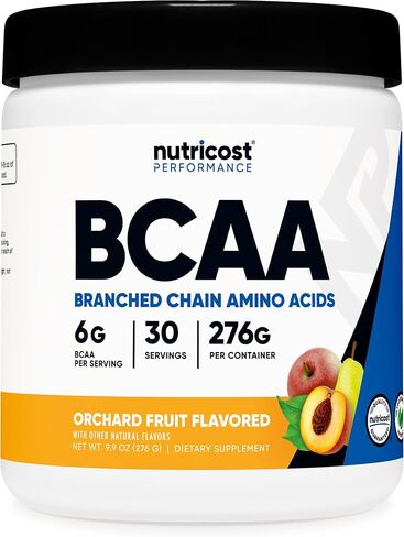 Nutricost BCAA Powder (Raspberry Lemonade, 60 Servings) - Optimal 2:1:1 Ratio in Kuwait