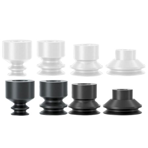 ZP3-04/06/08/10/13/16B/UM Pneumatic Vacuum Sucker Mini Silicone Suction Cup 5Pcs(ZP3-10B(5Pcs),White) in Saudi Arabia