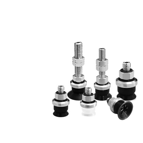 ZPT10/13/16/25/32/40/50B-A5/A6 Duble Layer Pneumatic Vacuum Suction Cup with Long Connecting Rod 1Pcs(ZPT16B-A6 Long,White) in Saudi Arabia