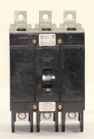 EATON CUTLER HAMMER GHB3030 CIRCUIT BREAKER, THERMAL MAGNETIC, 3P, 30A in Saudi Arabia