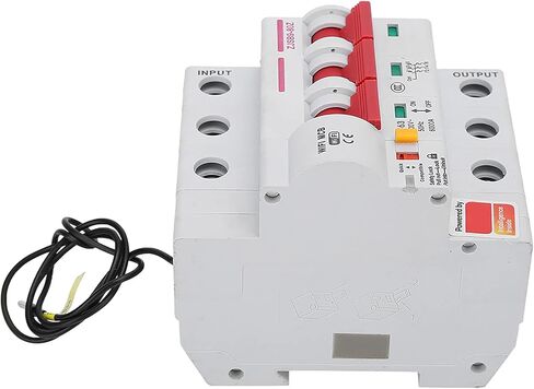 Smart Circuit Breaker, AC220V PA66-DSM Flame Retardant Shell Phone APP Remote Switch (3P 63A) in Saudi Arabia