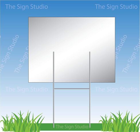 6" x 24" – Coroplast Real Estate Sign Riders - Coming Soon - 4mm Rigid Corrugated Coroplast Plastic Sign in Saudi Arabia