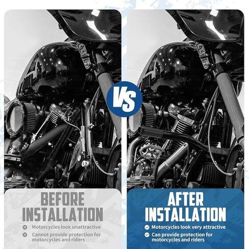 Engine Guard Crash Bar Front Highway Foot Pegs Fit for Harley Softail Street Bob Low Rider Low Rider S FXBB FXLR FXLRS FXLRST 2018-2024 in Saudi Arabia