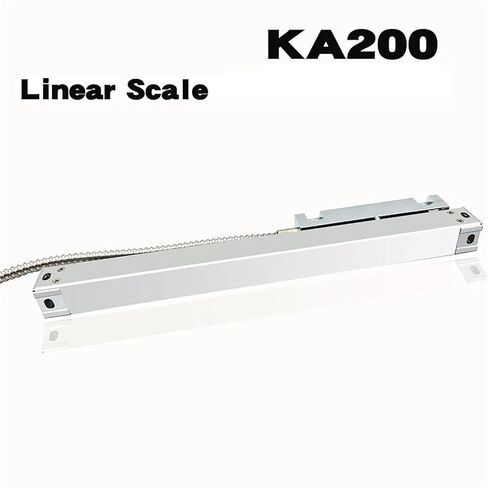KA200 TTL 5V 5um Linear Sensors, Glass Grating Ruler Electronic Milling Machine Lathe DRO, 1pc(370mm 5um TTL 5V) in Saudi Arabia