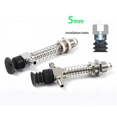 10Pcs Pneumatic Suction Cup NBR Small Head Sucker 5mm for Machine Manipulator Sucking Disc(6mm,DP) in Saudi Arabia