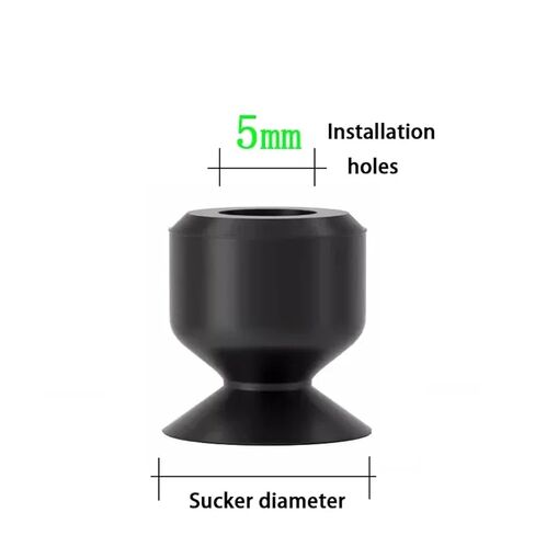 10Pcs Pneumatic Suction Cup NBR Small Head Sucker 5mm for Machine Manipulator Sucking Disc(6mm,DP) in Saudi Arabia